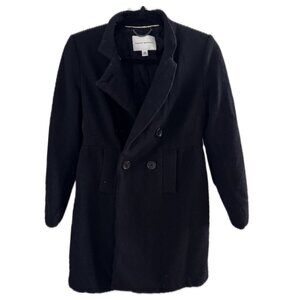 Wool Banana republic coat	Black